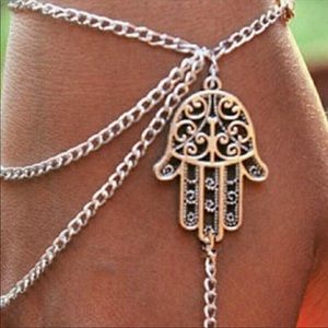 Wrist Bracelet Silver Tone !